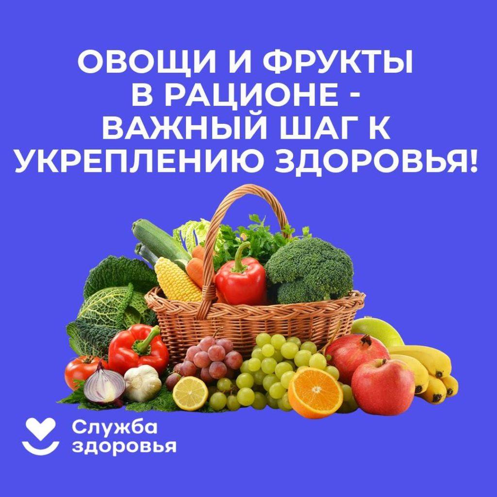 ​Неделя популяризации потребления овощей и фруктов 13 -19 февраля